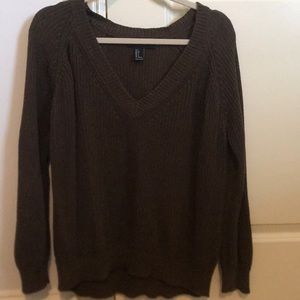 Dark green sweater